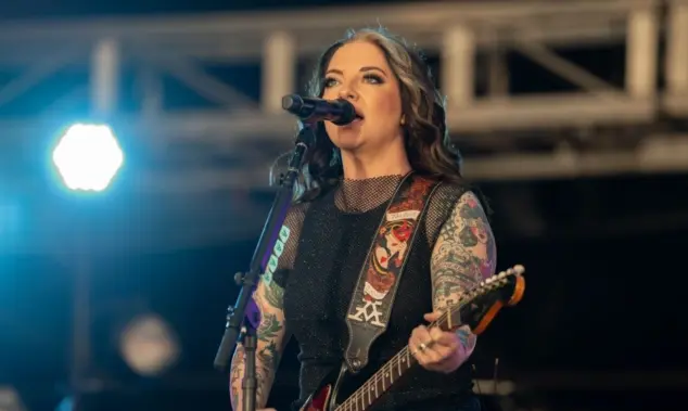 Ashley McBryde performs in concert on April 5^ 2024 in Fort Lauderdale^ Florida. The performance was part of the Tortuga Music Festival.