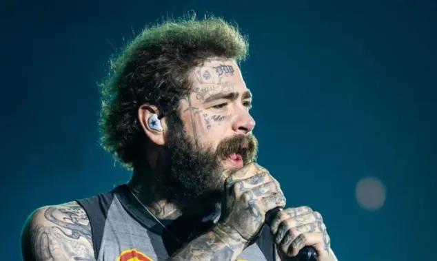 Post Malone performs at Tottenham Hotspur Stadium on his The BIG ASS World Tour London^ UK - September 20^ 2025