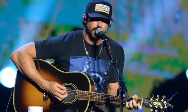 Riley Green performs in Hollywood^ Florida on November 14^ 2024. The performance was part of Audacy’s Stars and Strings benefit concert. Hollywood^ Florida - November 14^ 2024