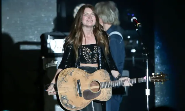 Tenille Townes performs at the ACM Decades show at MGM Grand on April 6^ 2019 in Las Vegas^ Nevada.
