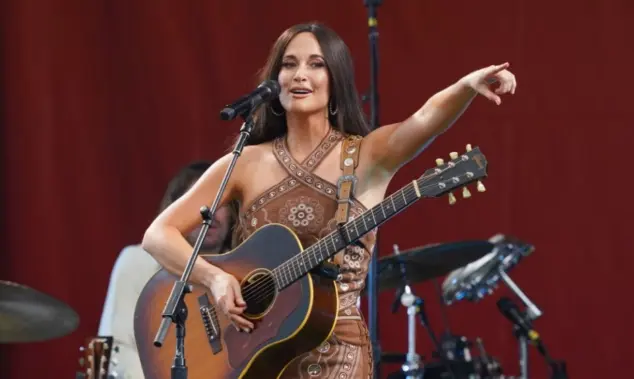 Kacey Musgraves performs at the 2025 New Orleans Jazz and Heritage Festival. New Orleans^ Louisiana - April 25^ 2025
