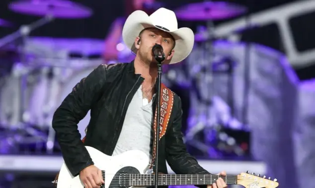 Justin Moore performs onstage at the 2015 FarmBorough Festival - Day 2 at Randall's Island on June 27^ 2015 in New York City