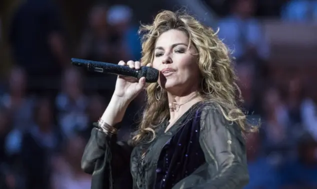 Shania Twain performs during opening ceremony at US Open Championships day 1 at Billie Jean King Tennis center New York^ NY USA - August 28^ 2017