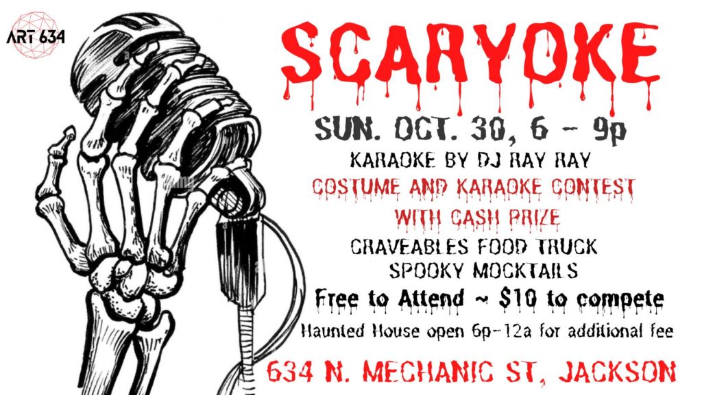 Scaryoke costume karaoke contest k105 3