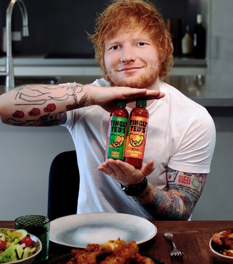 Ed Sheeran is launching a new line of hot sauces K105.3