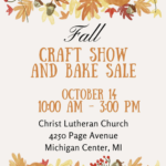 craft-show-bake-sale
