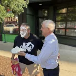 Pie in the face for charity
