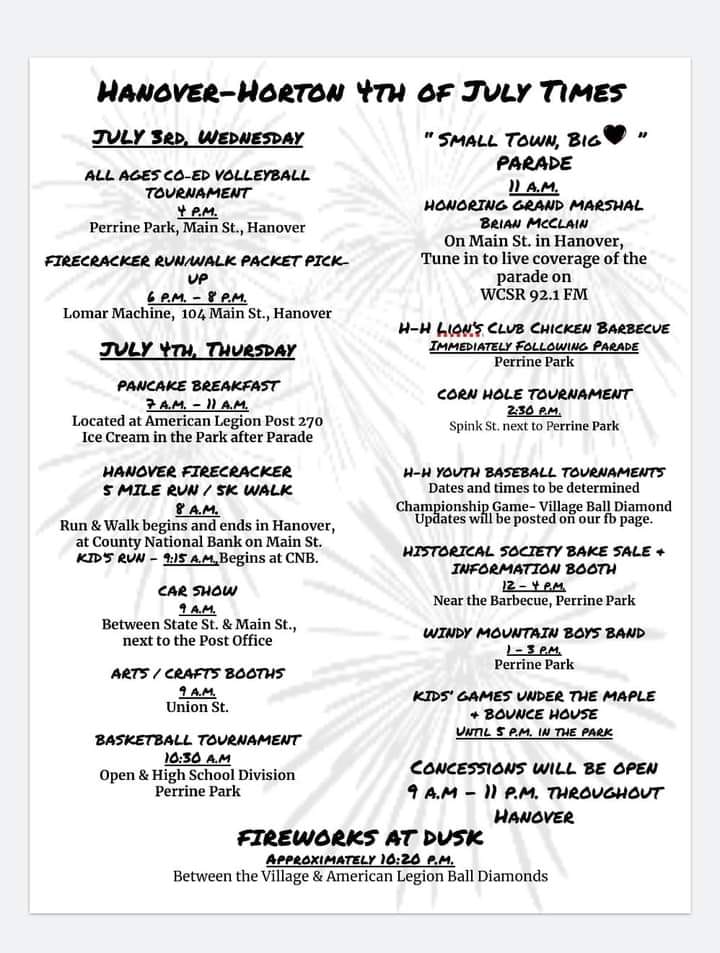 4th of july in hanover pa