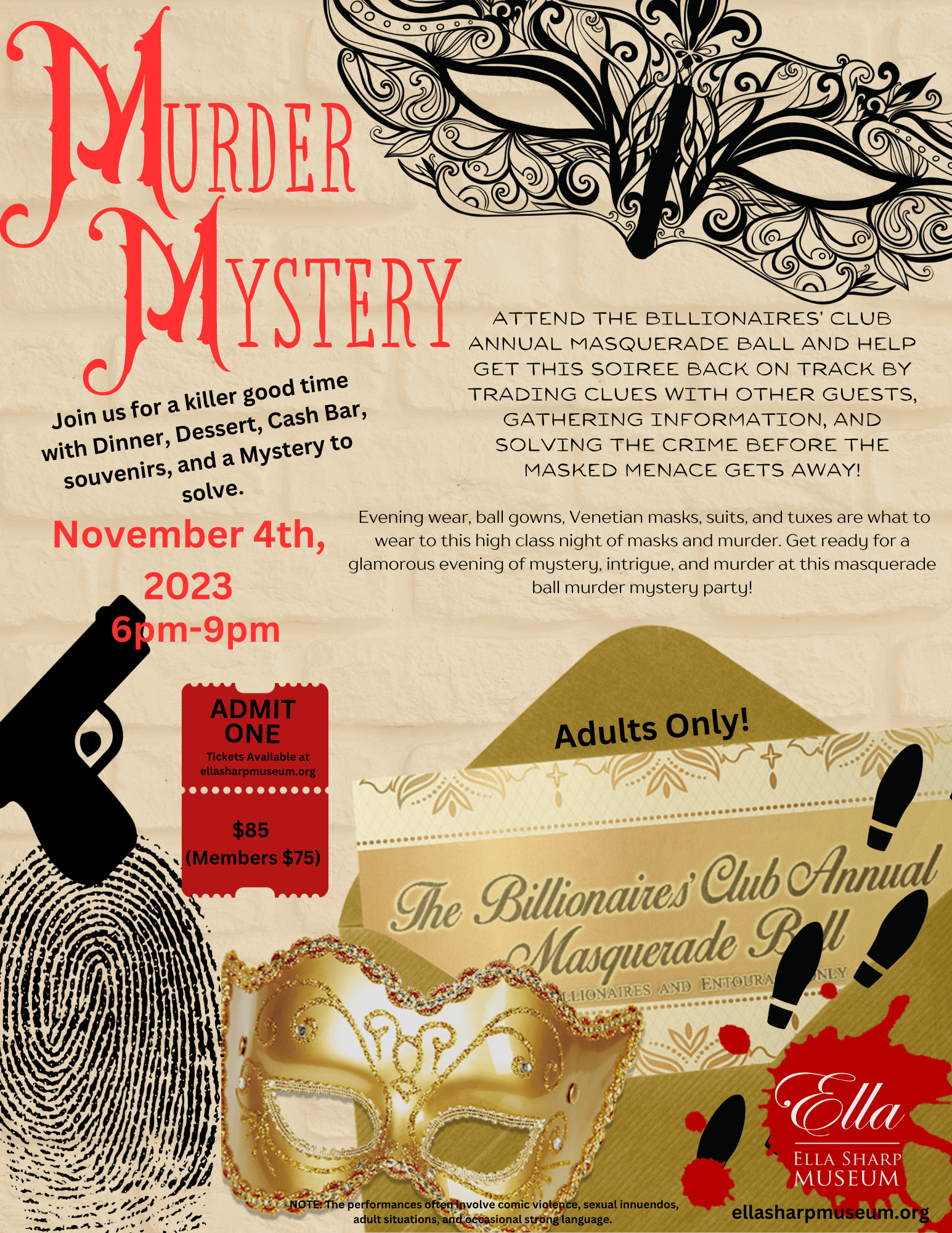 Murder Mystery Party Template