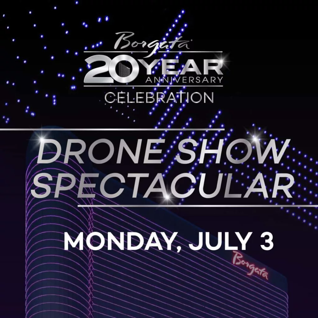 BORGATA DRONE SHOW SPECTACULAR 7/3 - Vimarsana News