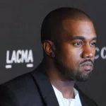 Kanye West at the 2014 LACMA Art+Film Gala at the Los Angeles County Museum of Art.