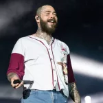 Post Malone at Rock in Rio at the Olympic Park. Rio de Janeiro^ Rio de Janeiro^ Brazil - September 3^ 2022