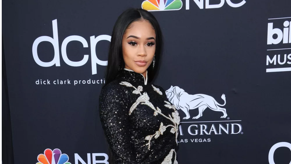 Saweetie at the 2019 Billboard Music Awards held at the MGM Grand Garden Arena in Las Vegas^ USA on May 1^ 2019.