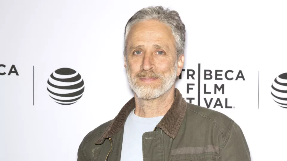 Jon Stewart attends After Spring premiere during 2016 Tribeca Film Festival at Chelsea Bow Tie Cinemas^ NYC