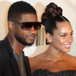 Usher and Alicia Keys at the Hammerstein Ballroom on September 30^ 2010 in New York City.