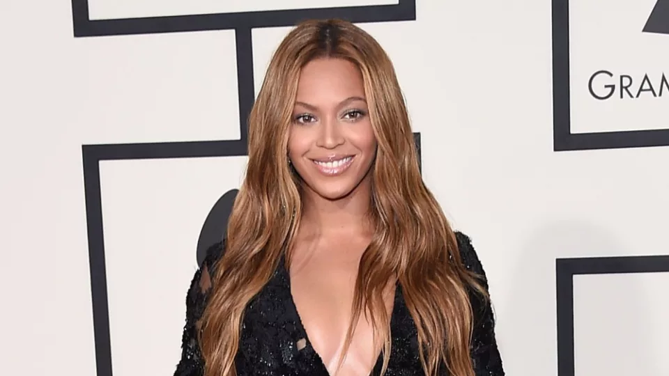 Beyonce arrives to the Grammy Awards 2015 on February 8^ 2015 in Los Angeles^ CA