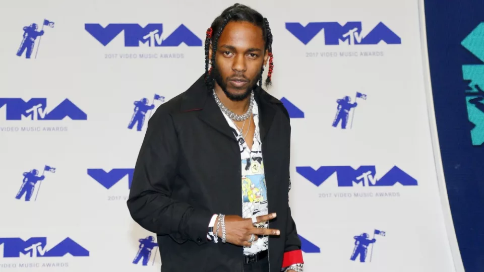 Kendrick Lamar at the 2017 MTV Video Music Awards held at the Forum in Inglewood^ USA on August 27^ 2017.