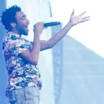 Donald Glover aka Childish Gambino performs at Music Festival Village Show at MGM Resorts Village on September 20^ 2014 in Las Vegas^ Nevada.