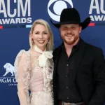 Cody Johnson and wife Brandi Johnson at the 54th Academy of Country Music Awards at the MGM Grand Garden Arena on April 7^ 2019 in Las