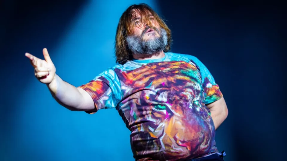 Jack Black of Tenacious D performs live at Lorenzini District. Milan^ Italy^ 19th February 2020