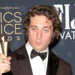 Jeremy Allen White at 2023 Critics Choice Press Room at the Fairmont Century Plaza on January 15^ 2023 in Century City^ CA