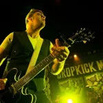 Dropkick Murphys perform on stage at the Paramount Theater in Seattle on June 27^ 2011.