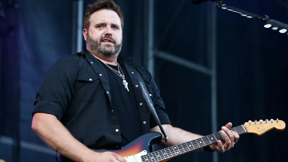 Randy Houser performs at Vanderbilt Stadium on July 11^ 2015 in Nashville^ Tennessee.