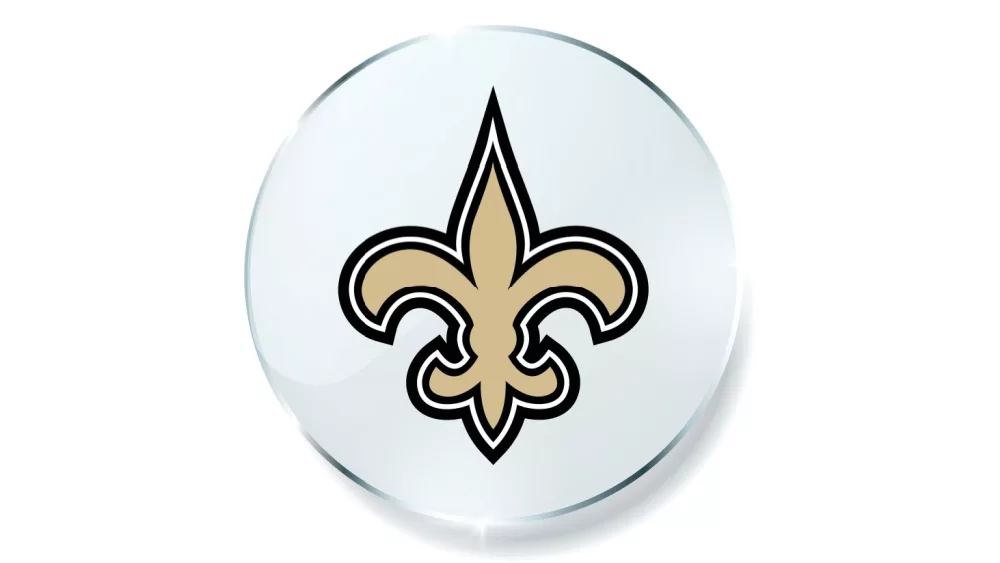 New Orleans Saints vector logo on white background.