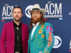 T.J. Osborne^ John Osborne^ Brothers Osborne at the MGM Grand Garden Arena on April 7^ 2019 in Las Vegas^ NV