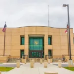 The Catawba County Justice Center and courthouse. NEWTON^ NC^ USA--5/22/19