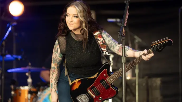 Ashley McBryde performs in concert on April 5^ 2024 in Fort Lauderdale^ Florida. The performance was part of the Tortuga Music Festival. FORT LAUDERDALE^ FLORIDA - APRIL 5^ 2024