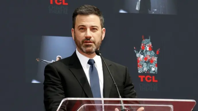 Jimmy Kimmel at Lionel Richie Hand And Footprint Ceremony held at the TCL Chinese Theatre in Hollywood^ USA on March 7^ 2018.