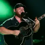 Luke Combs performs at the 2018 CMA Fest at Nissan Stadium on June 9^ 2018 in Nashville^ Tennessee.