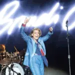 Brandi Carlile performs at the 2022 Sound on Sound Music Festival Bridgeport^ Connecticut - September 25^ 2022 Singer songwriter