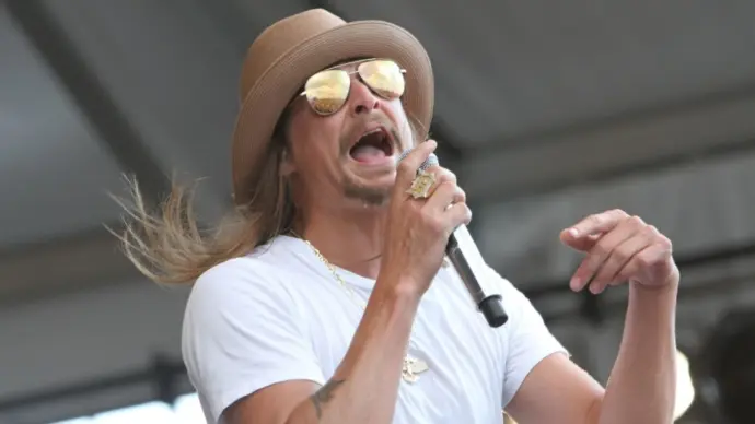 Robert James Ritchie^ better known as Kid Rock^ performs on stage at the 2011 New Orleans Jazz and Heritage Festival. New Orleans^ Louisiana - May 8^ 2011