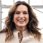 Mariska Hargitay attends ceremonial lighting of Empire State Building in New York on April 5^ 2024 in partnership with Joyful Heart Foundation in recognition of Sexual Assault Awareness Month