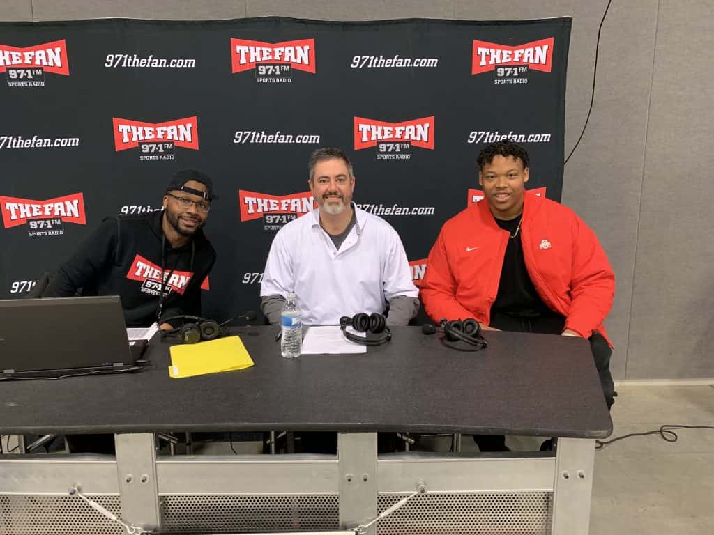 Tim Hall and Fan Sports Sunday at the 2019 Midwest Sports