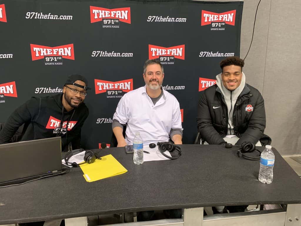 Tim Hall and Fan Sports Sunday at the 2019 Midwest Sports