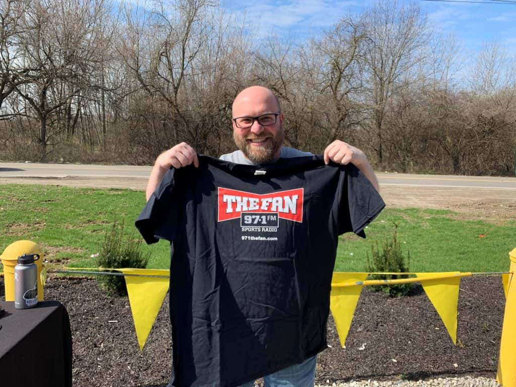 97.1 The Fan at PickNPull on April 6, 2019 WBNS Columbus, OH