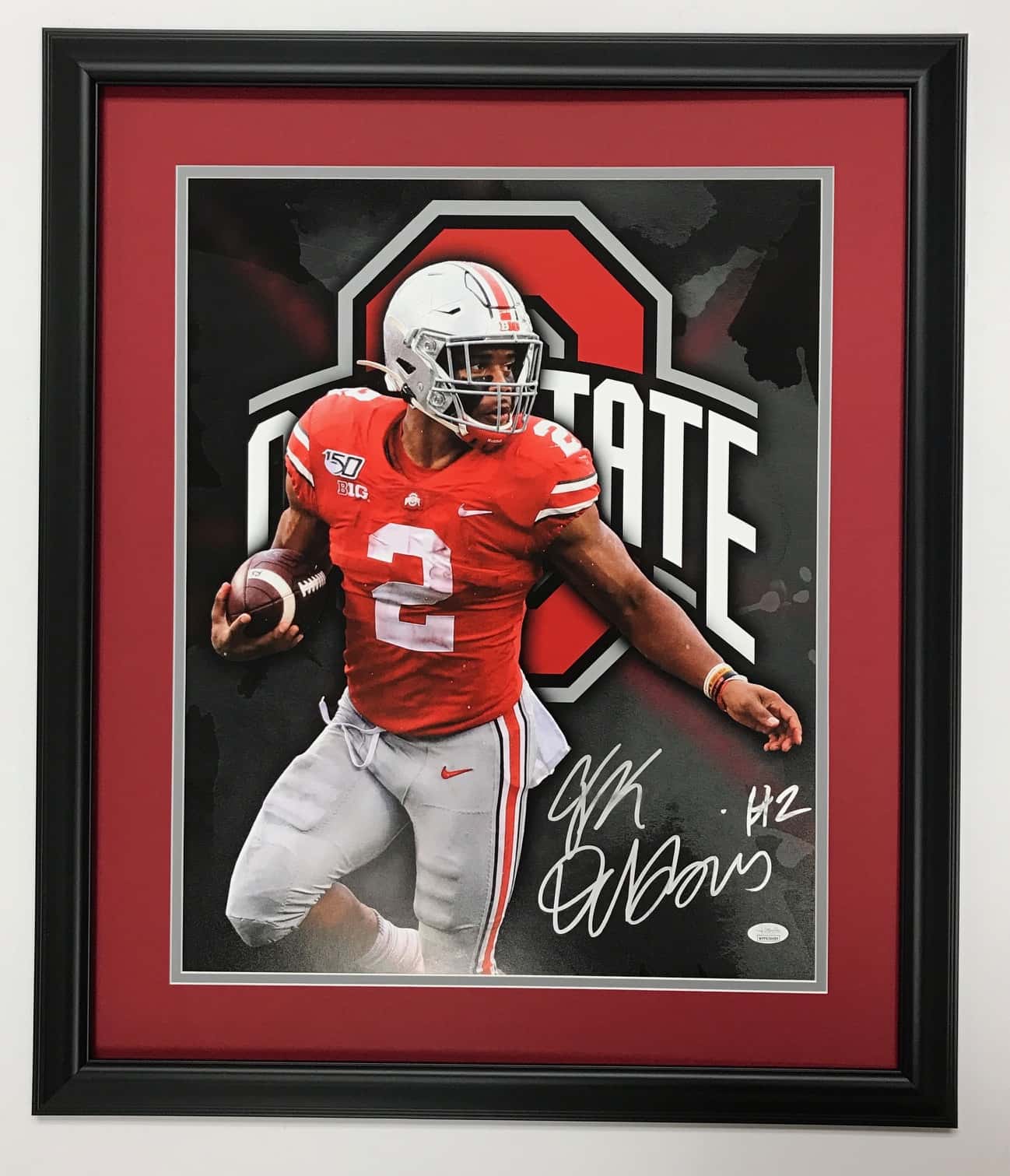 JK Dobbins 16x20 The Fan 97.1 FM