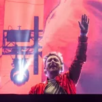 David Guetta performing on stage during the of Exit Festival 2018 NOVI SAD^ SERBIA - JULY 15^ 2018: