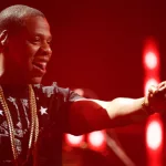 September 23^ 2011 - Jay-Z performs at the inaugural iHeartRadio Music Festival at the MGM Grand Garden Arena.