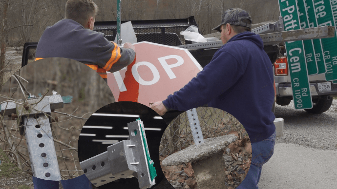 magoffincoroadsignthefts