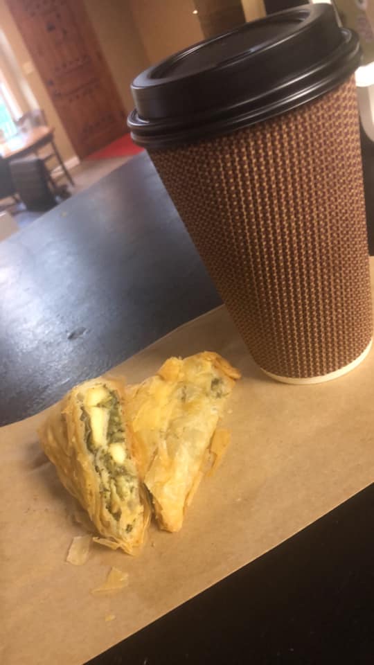 city-perk-spinach-greek-puffs-and-signature-blend-coffee