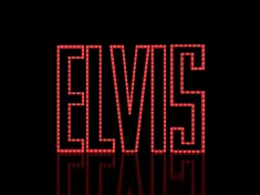Elvis LED Text