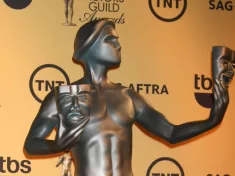 The Actor Statue at the 21st Annual Screen Actors Guild Awards Nominations Announcement at the Pacific Design Center on December 10^ 2014 in West Hollywood^ CA