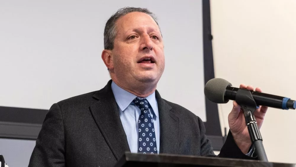 Brad Lander^ City Comptroller speaks during 47th Annual Three Kings breakfast celebration in El Museo del Barrio in New York on January 5^ 2024