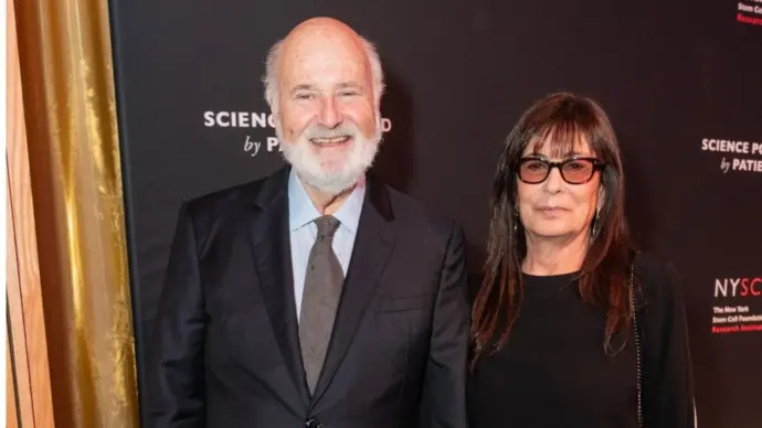 Rob Reiner and Michele Singer Reiner attend New York Stem Cell Foundation Gala and Science Fair at Jazz at Lincoln Center on October 10^ 2023