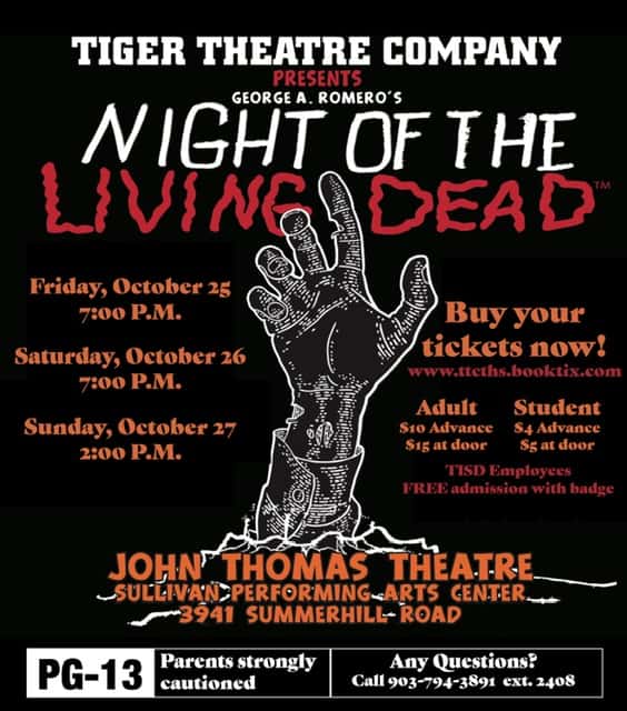 Tiger Theatre Presents Night of the Living Dead