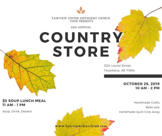 Country Store at Fairview UMC-Texarkana